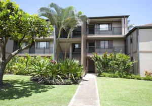 Suite in Building K at Pono Kai Resort on Kauai's Bike Path, Tennis View Condo