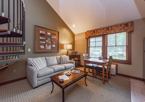 Suites at Silver Tree A314: Studio and Loft Suite with Free WIFI and Fireplace!