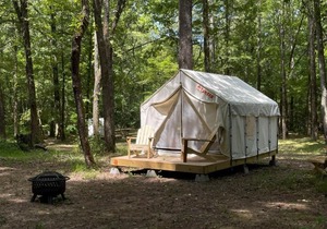 Tentrr State Park Site - Mississippi Wall Doxey State Park - Woodland F - Single Camp