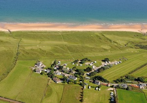 The Paddock is by the 12th Tee of Brora GC and 100 yards from the beach