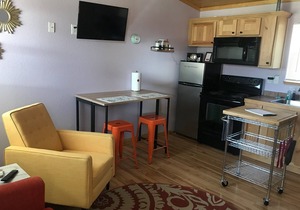 The Red Station by Glacier - Apartment #1 with AC and laundry