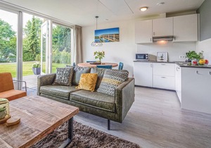 This particular four-person suburban home was built in June 2017 and is very comfortably furnished.