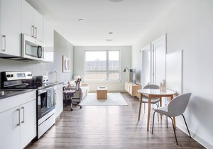 Trendy Brighton 1BR w/W/D, Gym, near T, Shops + Dining, by Blueground