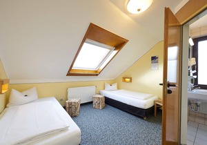 Twin Shower / WC, TV - Landhotel Karrenberg