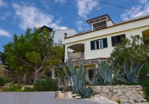 Two bedroom apartment with terrace and sea view Vidalići, Pag (A-9393-a)