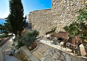 Two bedroom apartment with terrace and sea view Vidalići, Pag (A-9393-a)