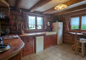 Unique log house with balcony and terrace in the Vosges