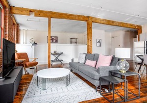 Unique South End Loft w/Pool, Art Gallery, Steps to T by Blueground