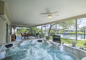 Updated Apollo Beach Home with New Dock and Hot Tub!