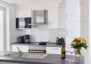 Vacation home near the beach with stove, sauna and whirlpool