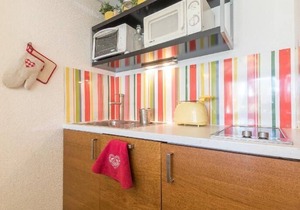 View mountain, balcony, parking, tv, 28m², Montgenèvre