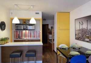View mountain, balcony, parking, tv, 28m², Montgenèvre