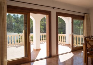 Villa Can Vincent is a large villa and pool located on the outskirts of San Antonio Bay