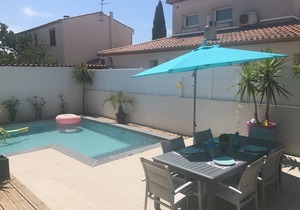 Villa with pool between Montpellier and the sea