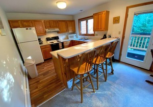 W15 Bretton Woods Townhome less than 1 mile from ski slopes, WiFi, fireplace, privacy, Dog Friendly!