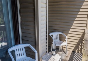 Walking distance to Weirs Beach ~ Lovely quiet setting-with a VIEW