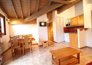 Wifi, 10m from ski slopes, 4th floor, balcony, parking, tv, ski locker, 33m², Val Cenis