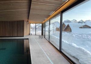 Wifi, ski-in/ski-out & foot of the slopes, fitness, swimming pool, terrace, balcony, parking, tv