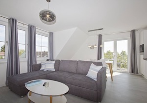 With sea view, use of swimming pool and sauna - Haus Inselblick FeWo MEERrauschen