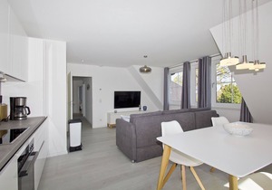 With sea view, use of swimming pool and sauna - Haus Inselblick FeWo MEERrauschen