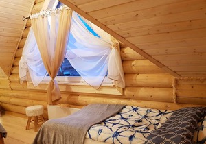 Year-round log cabin with sauna & jacuzzi in Jastrzębia Góra