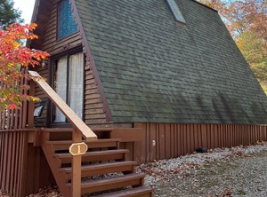 Cedar Frame Chalet Located Patoka Southern Indiana | Eckerty