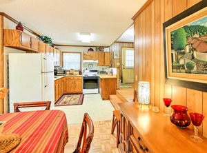 Lakefront Mountain Rest Cottage Gas Fireplace | Mountain Rest