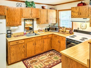 Lakefront Mountain Rest Cottage Gas Fireplace | Mountain Rest