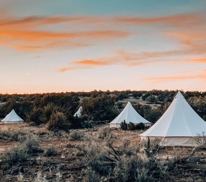 Tent Shared Find The Juniper Trees Sky 