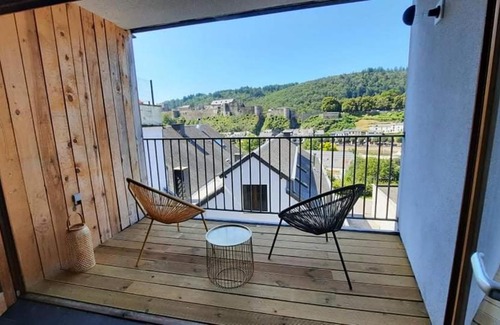 Bouillon Apartment | À Bouillon, appartement vintage vue sur le château