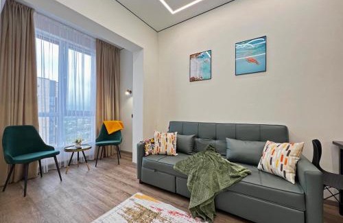 Almaty Apartment | Впечатляющие 2 комнатные апартаменты, с прекрасным видом