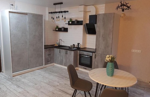 Holosiivskyj Apartment | Уютная видовая квартира в стиле лофт