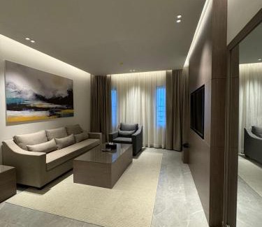 Al Olaya District Apartment | نزل الحزم للشقق المخدومة - الرياض - العليا- درجة اقتصادي