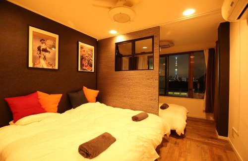 Higashiyotsugi Apartment | 東京スカイツリー眺望 一棟貸切 駅徒歩50秒 浅草8分 スカイツリー4分 銀座20分