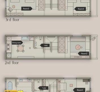 Higashinari Villa | 福助白露 130sq m 2 showers和洋室 Osaka日本橋 namba Orange st 奈良nara直通
