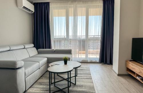 Plovdiv Apartment | 1BR Apartment with Panoramic View Balcony and Designated Parking Space