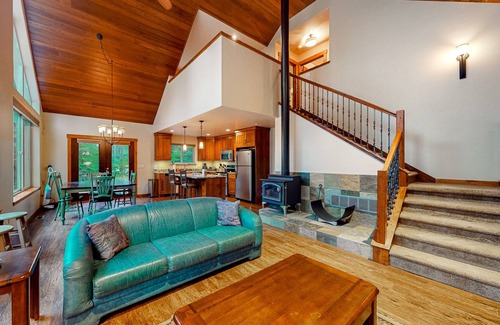 Bigfork House | +2-acre home with firepit, grill, & wood stove, kayaks, lawn games, & views