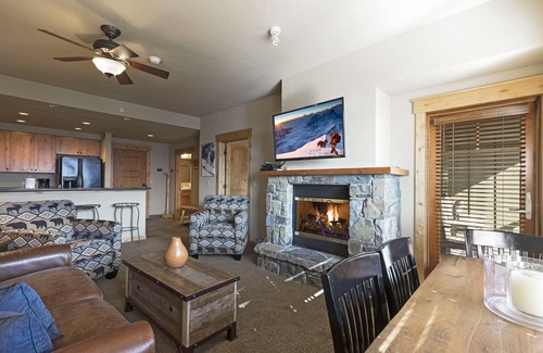 Whitefish Condo | 2 bedroom with incredible views and direct ski in and out! Hot tub/underground parking/gym