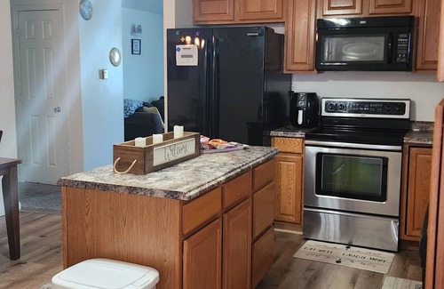 Vestal House | 2 large Bdrm 1 bath, living room with eat in kitchen and private deck