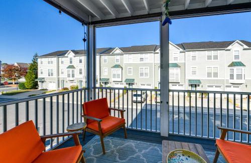 Rehoboth Beach House | 2 Mi to Beach Townhome with Breezy Balcony!