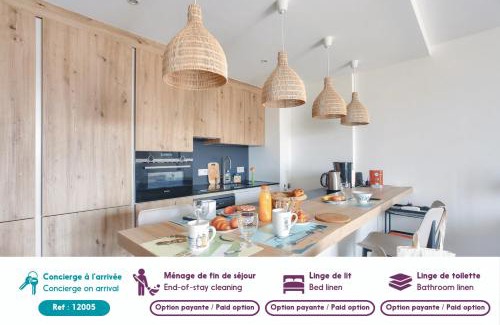 Erquy Apartment | 25m de la plage, vue mer, appartement pour 4