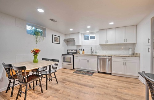 Club Crest House | 3 Mi to Olde Town Arvada: Modern Duplex w/Patio!