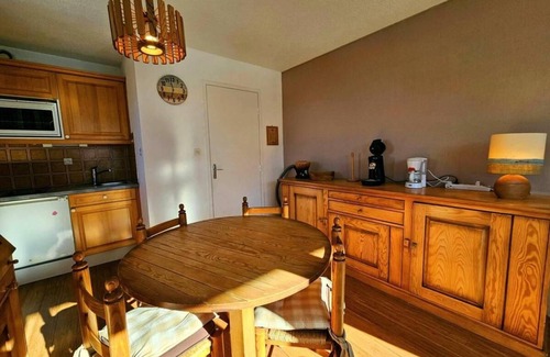Plan Peisey Apartment | 30m from ski slopes, 3rd floor, balcony, tv, ski locker, 30m², Peisey-Vallandry