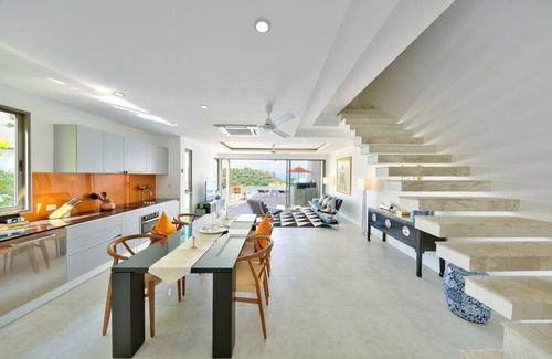 Moo 5 Villa | 3BDR Family&Friends Private Villa Infinity Pool Oceanview 5min Walk to the Beach