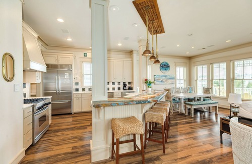 Beachside Village House | 3rd Row in Beachside Village - Elevator, 4 Decks, 2 Suites, 9 Miles to Downtown