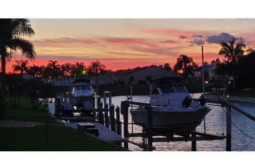 Meridian House | 3RD X A Charm, Home on Canal with Sailboat water.