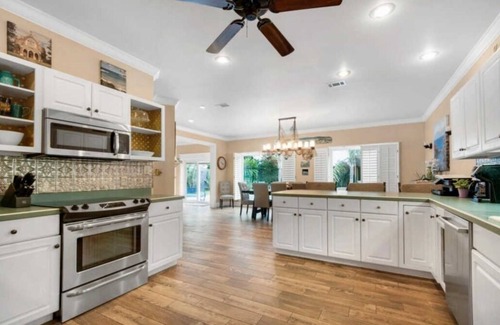 Miramar Beach House | 6 BR, Huge Pool/Jacuzzi, Movie Theater, Luxurious Yard, Discounted Golf Cart