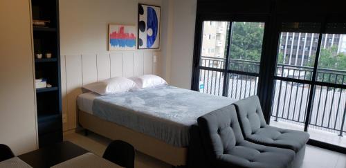 Consolacao Apartment | 68 Brand-new studio next to Paulista Av, fast wifi