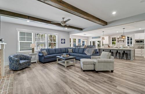 North Forest Beach House | 7 Bed 6 and one half bath with private pool spa & private beach access