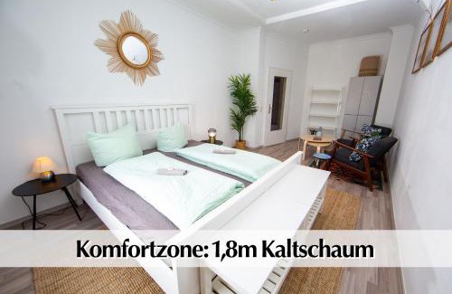 Andreasvorstadt Apartment | 80m2 3R Wohnung mit privatem Parkplatz, Kingsize Betten, Smart-TV, etc